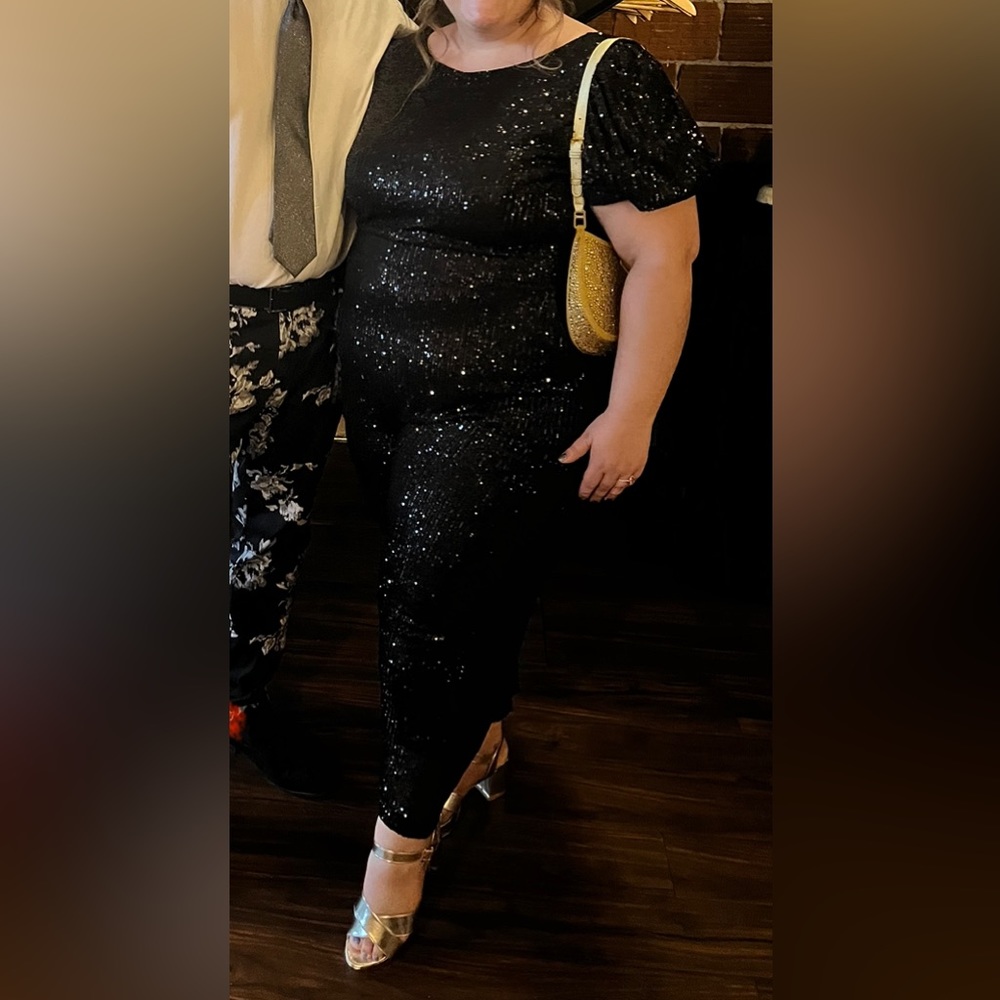Ivy City Co Sequin Jumpsuit